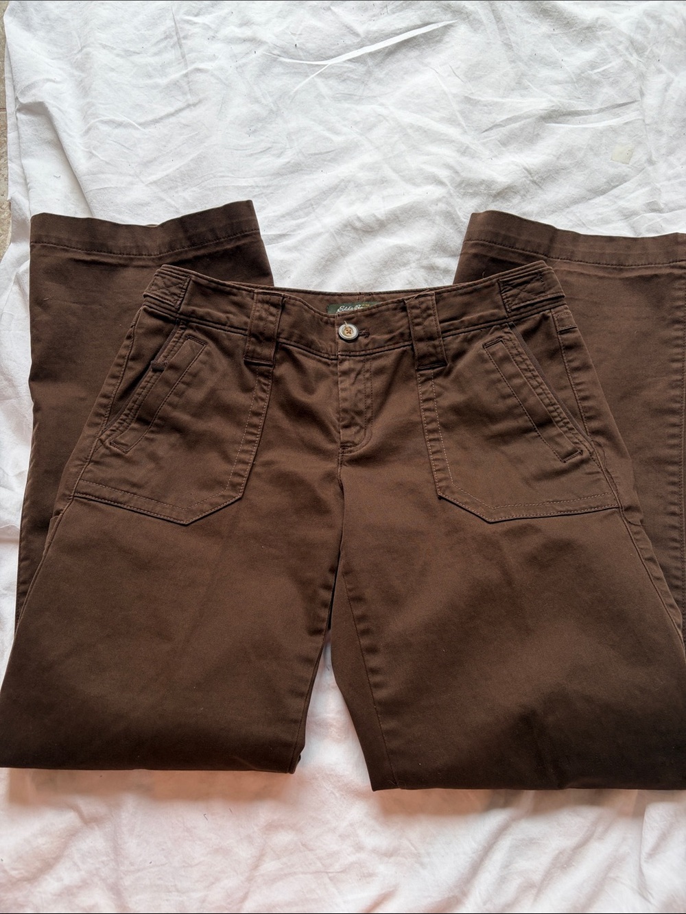 Eddie Bauer Chocolate Brown Chinos - Picture 4 of 14